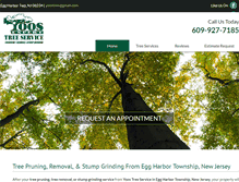 Tablet Screenshot of capemaytreeservice.com